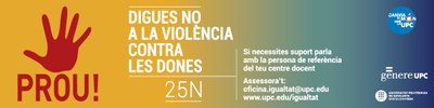 25N UPC - Dia Internacional per a l'erradicació de la violència contra les dones