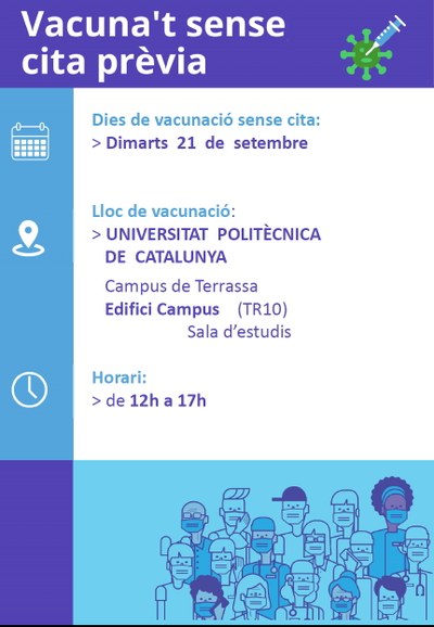 Campanya de vacunació - Campus de TERRASSA