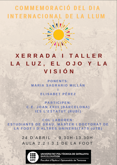 Celebració del Dia Internacional de la Llum