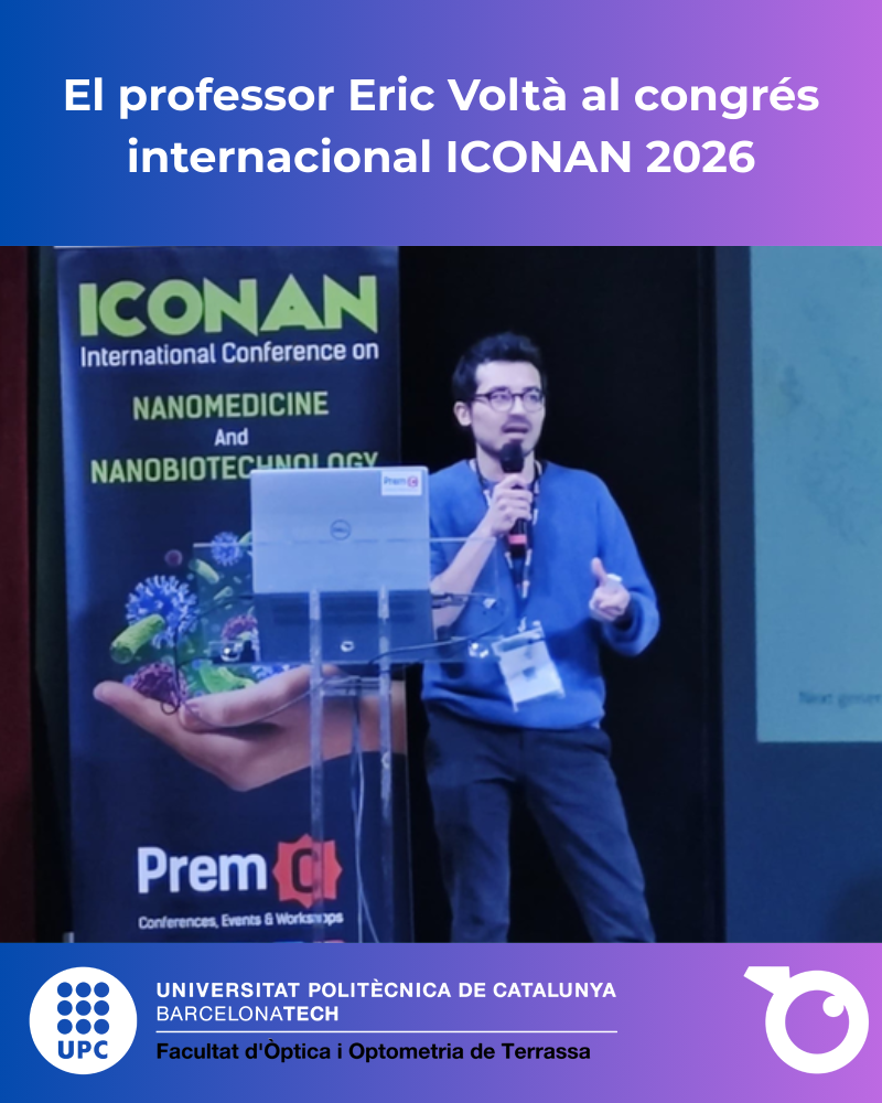 El professor Eric Voltà al congrés internacional ICONAN 2026