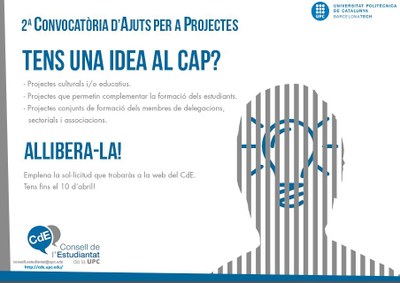 Convocatòria d'Ajuts del CdE per a Projectes (CAP)