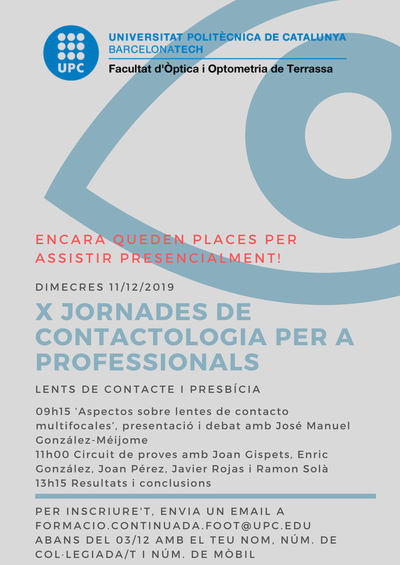 Jornades de contactologia 2019