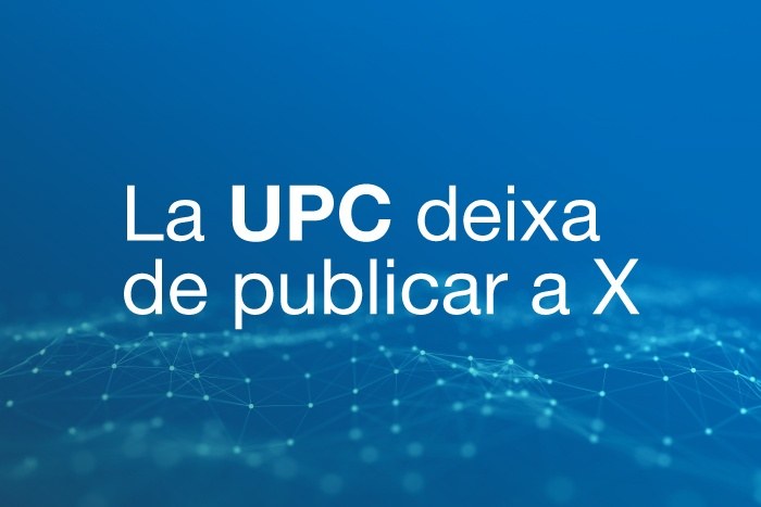 La UPC deixa de publicar a la xarxa social X