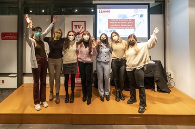 Lliurament Beques de Recerca 2021 a estudiants Campus Terrassa