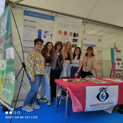 Mirades Solidàries, Cisvit i OxO a la Fira d'entitats amb motiu de la celebració dels 30 anys del CCD