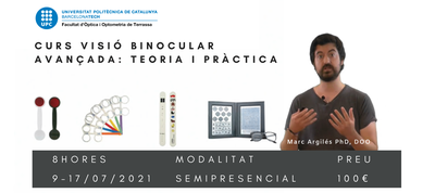 Nou Curs Visió binocular avançada: teoria i pràctica