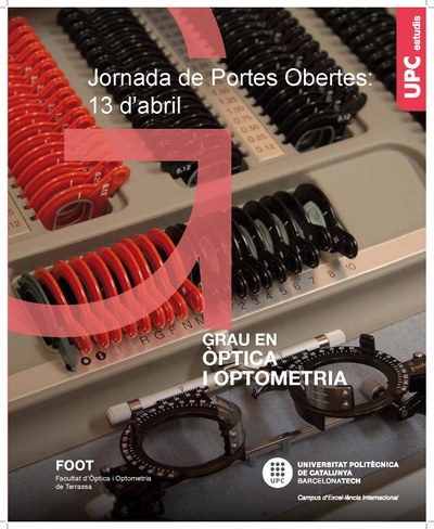 Nou díptic del Grau en Òptica i Optometria