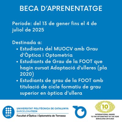 Nova beca aprenentatge