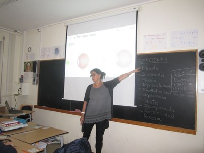 Sessió de sensibilització amb la discapacitat visual