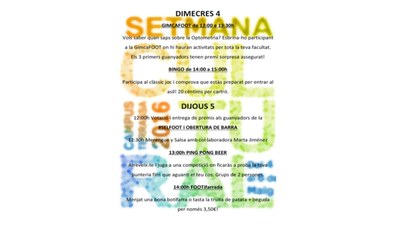 Torna la Setmana Cultural a la FOOT
