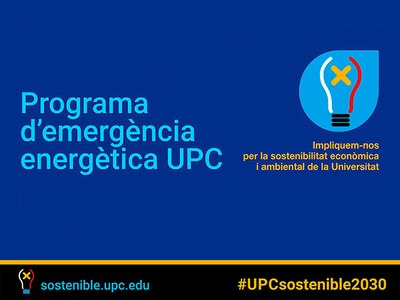 Tot a punt per desplegar el Programa UPC d’emergència energètica