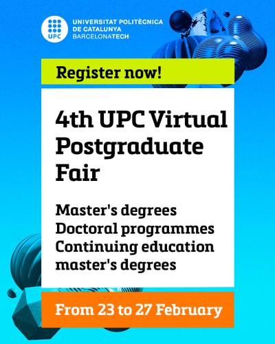 4th UPC Postgraduate Virtual Fair
