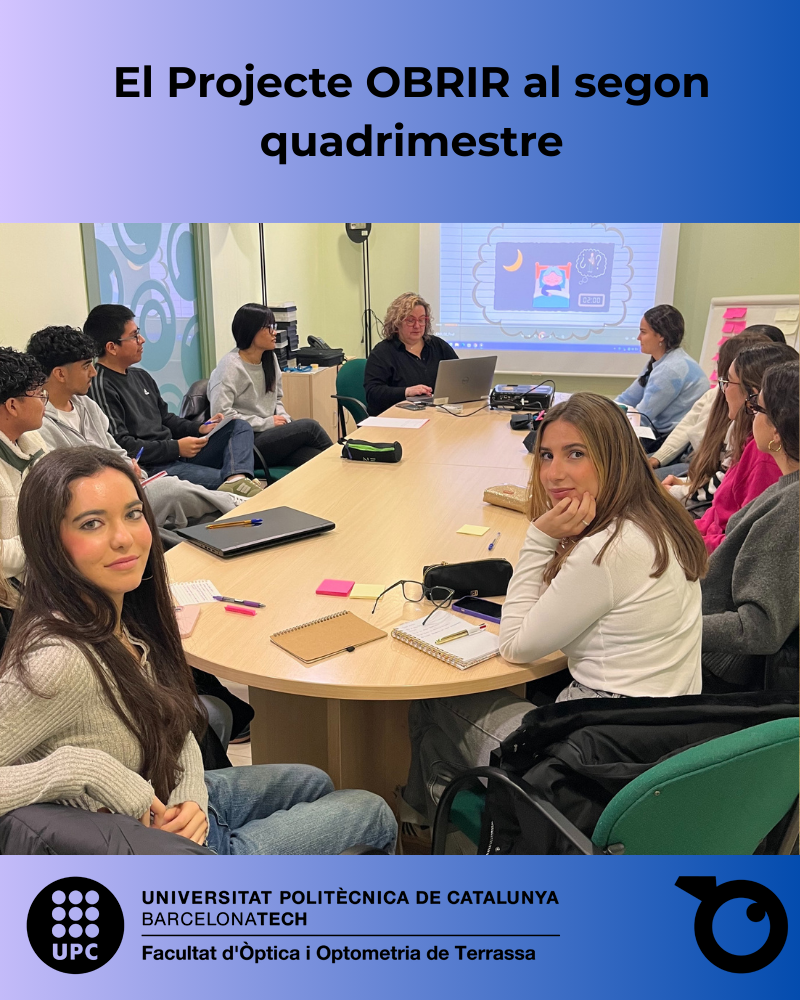 El Proyecto OBRIR en el segundo cuatrimestre