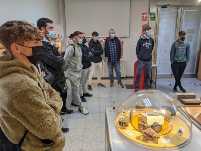 Visita dels estudiants de CFGM d'Excavacions i Sondatges