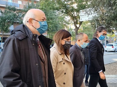 Visita de la consejera Gemma Geis a los campus de Manresa y Diagonal-Besòs de la UPC